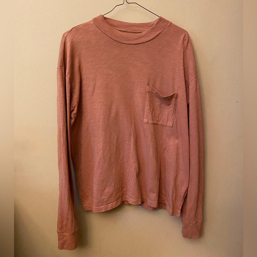 Madewell Mock Neck Long-Sleeve Shirt